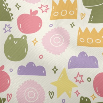 Cute Round Pattern Dobby