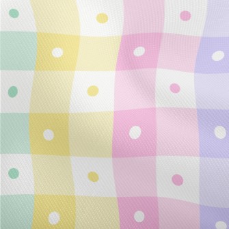 Simple Colorful Polka Dot Plai Dobby