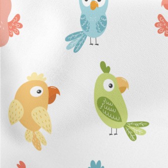 Colorful Parrot With Confused  Stretch Ponte