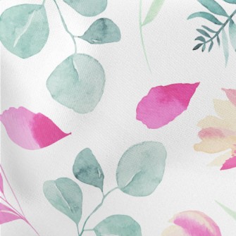 Colorful Plants In Watercolor  Stretch Ponte