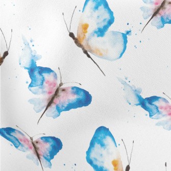 Watercolor Style Butterfly Stretch Ponte