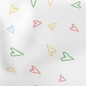 Simple Lines Of Colorful Love Stretch Ponte