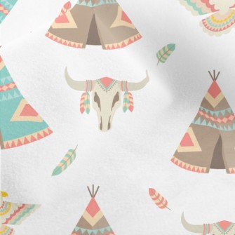 Traditional Tribal Totem Micro Fleece