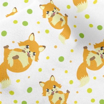 Fox With Sparkling Eyes Micro Fleece