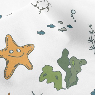 Animals Living In The Underwat Micro Fleece