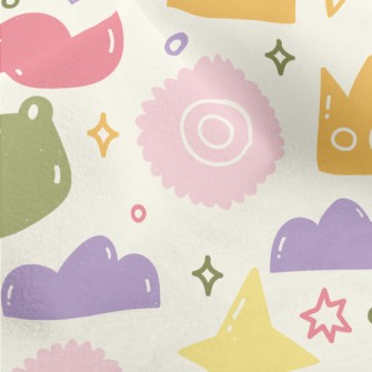 Cute Round Pattern Micro Fleece