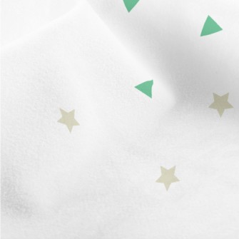 Simple Style Pattern Micro Fleece