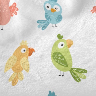 Colorful Parrot With Confused  Minky