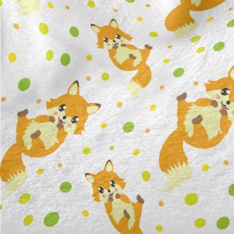 Fox With Sparkling Eyes Minky