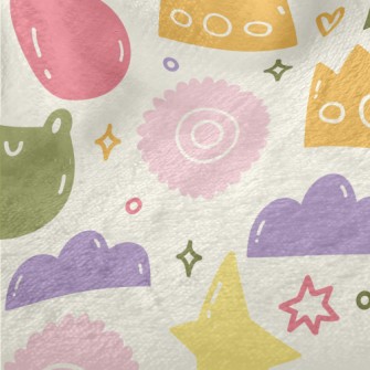 Cute Round Pattern Minky