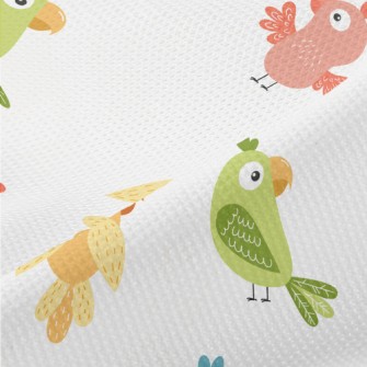 Colorful Parrot With Confused  Piqué