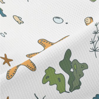 Animals Living In The Underwat Piqué