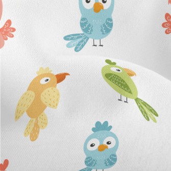Colorful Parrot With Confused  Lightweight Performance Linen
