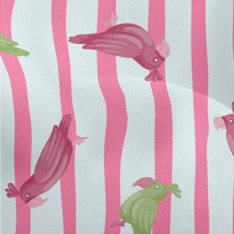 Exotic Bicolor Parrot Lightweight Performance Linen