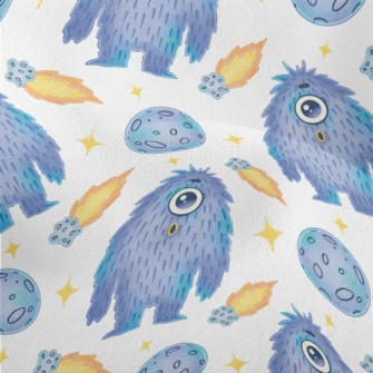 Flying Planets With Aliens Lightweight Performance Linen