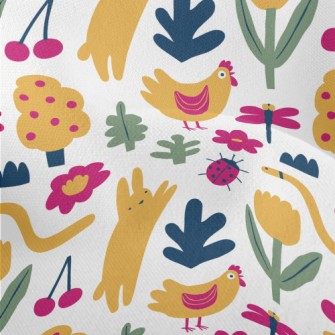 Lively And Cute Grassland Anim Lightweight Performance Linen