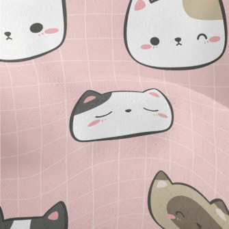 Soft And Cute Kitten Lightweight Performance Linen