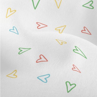 Simple Lines Of Colorful Love Lightweight Performance Linen