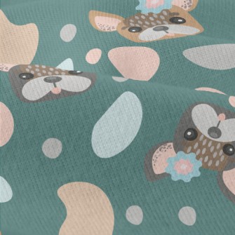 Bulldog With Flowers On Head Modern Jersey
