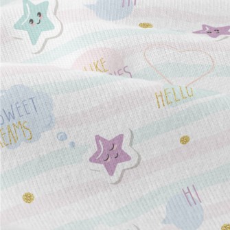 Simple Light Colored Stars Modern Jersey