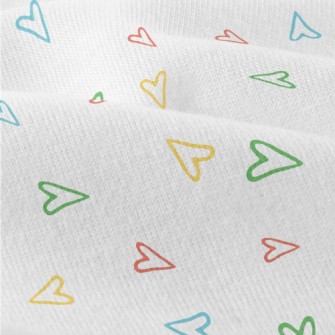 Simple Lines Of Colorful Love Modern Jersey