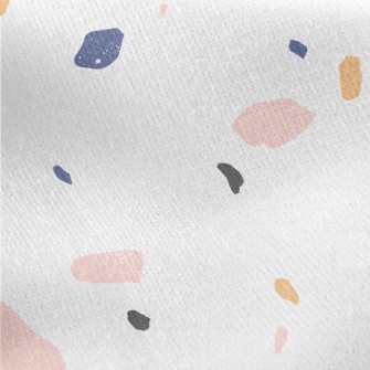 Simple Geometric Graphics Jersey Backed Fleece