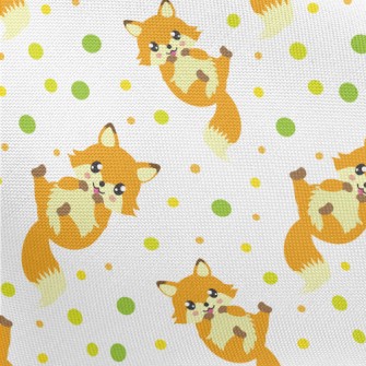 Fox With Sparkling Eyes Pongee