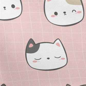 Soft And Cute Kitten Pongee