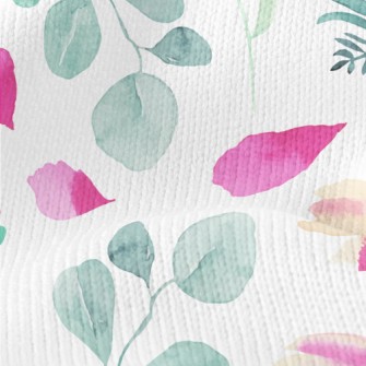 Colorful Plants In Watercolor  Stretch Jersey