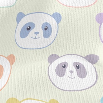 Cute Colorful Smiling Panda Stretch Jersey