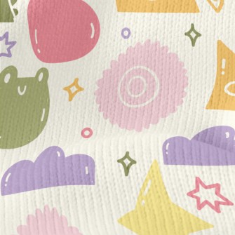 Cute Round Pattern Stretch Jersey