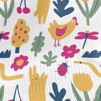 Lively And Cute Grassland Anim Stretch Jersey