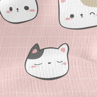 Soft And Cute Kitten Stretch Jersey