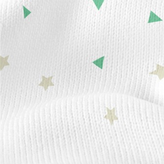 Simple Style Pattern Stretch Jersey