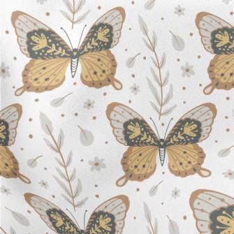 Butterfly With Special Wing Pa Lightweight Cotton Poplin