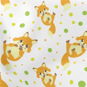 Fox With Sparkling Eyes Lightweight Cotton Poplin