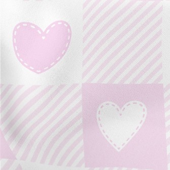 Valentine's Day Heart-shap Lightweight Cotton Poplin