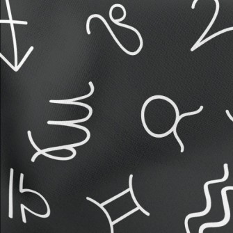 The 12 Zodiac Signs Of The Whi Lightweight Cotton Poplin