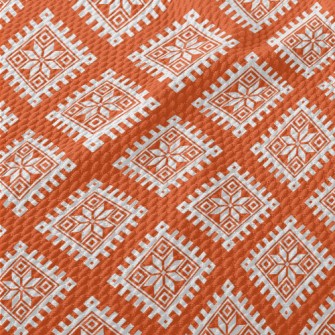 A Serious Geometric Figure Birdseye Piqué