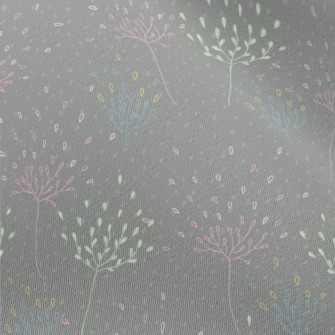 Simple Line Sketch Chiffon