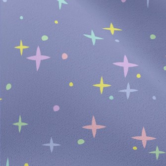 Simple Colorful Stars Chiffon