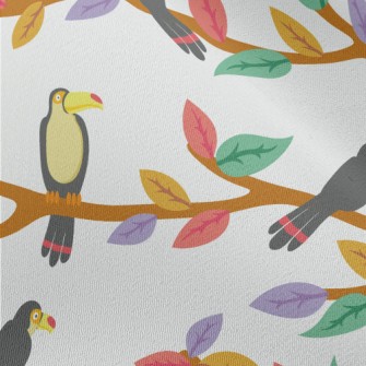A Flock Of Cute Toucans Chiffon