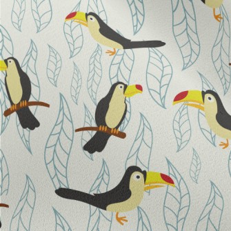 Cute And Dull Toucan Chiffon