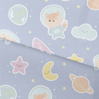 Cat Floating In The Universe Waterproof Oxford