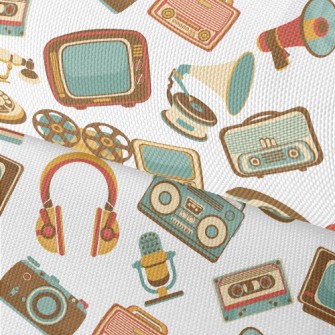 Retro Electronic Equipment Waterproof Oxford