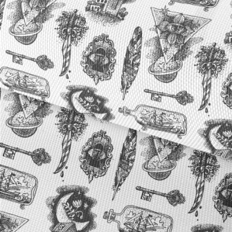 Weird And Serious Strange Patt Waterproof Oxford