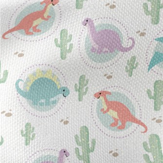 Cute And Lovely Dinosaur World Waterproof Canvas