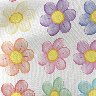 Brightly Colored Flowers Waterproof Canvas