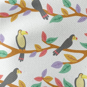 A Flock Of Cute Toucans Waterproof Canvas