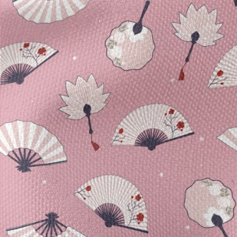 Ancient Style Beautiful Fan Waterproof Canvas